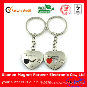 Customized Metal Magnetic Key Chain for Lover